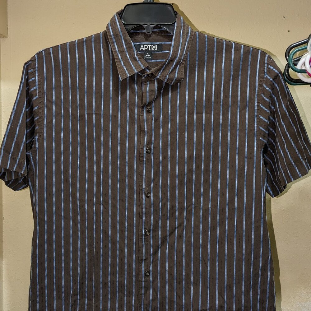 Lot of 5 Large short sleeve shirts TwentyX Apt 9 Bristol Ellis Weatherproof